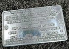 <!--F#f_0-->Holden LJ TORANA Restoration Model Vin 06/72 Sedan compliance tag<!--F/-->