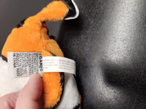 Clownfish Webkinz Orange White Black By Ganz 8" Soft Stuffed Animal -No Codes - Picture 7 of 11