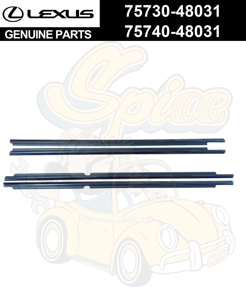 Toyota LEXUS Genuine New RX300 RX330 RX350 RX400H Door Belt Toyota LEXUS Genuine New RX300 RX330 RX350 RX400H Door Belt