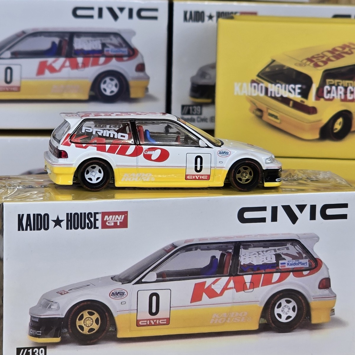 SEALED BOX KAIDO HOUSE x MINI GT HONDA EF KANJO V1 KHMG139 1