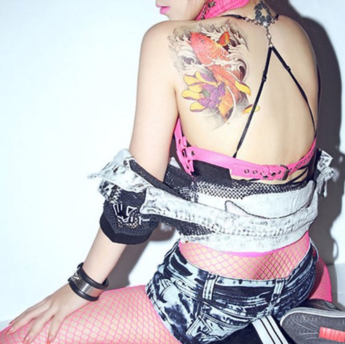 Fashion Temporary Men Women Body Arm Leg Fake Tattoo Stickers Can Cover Scars - Picture 9 of 72
