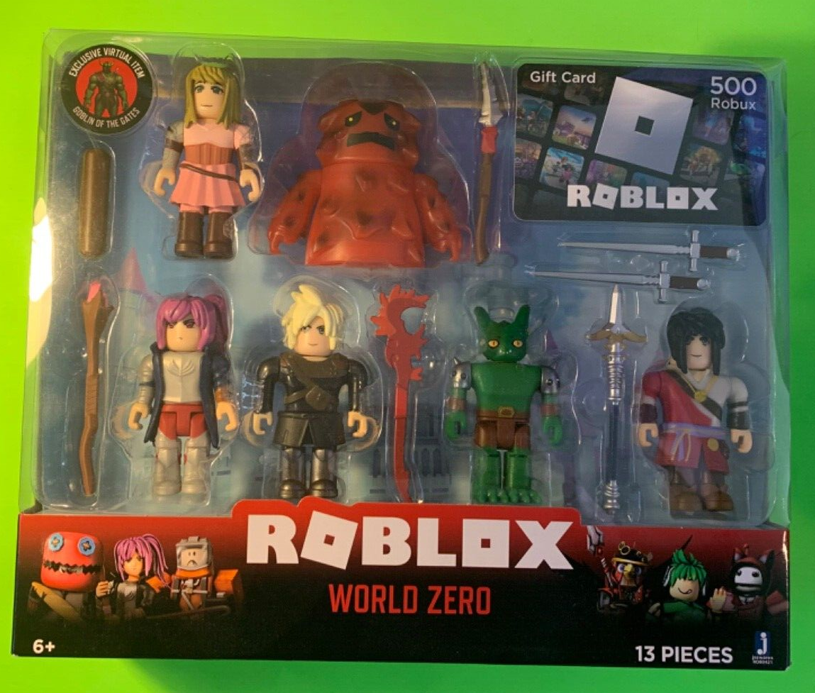 ROBLOX World Zero With 500 Robux Gift Card by Jazwares in Hand for sale  online