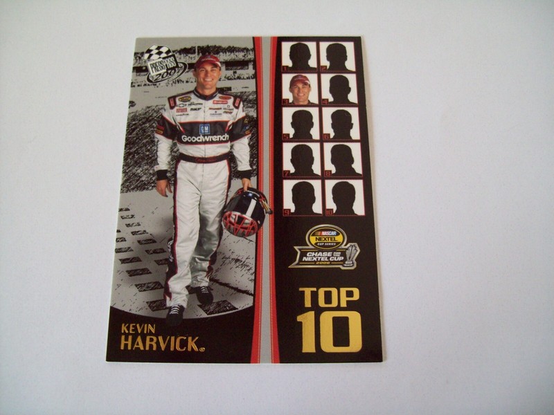 Kevin Harvick 2007 PRESS PASS special GOLD PARALLEL TOP 10 #G110 NASCAR CARD