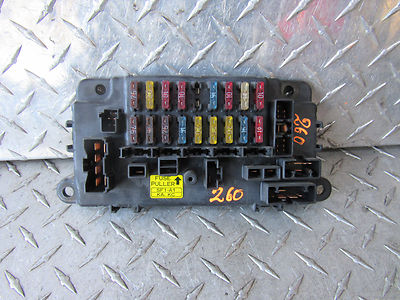 91 HONDA PRELUDE DASHBOARD FUSE BOX UNDERHOOD CPE 2DR 4CYL ... prelude fuse box 