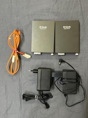 D-Link Media Converter mit Netzteil