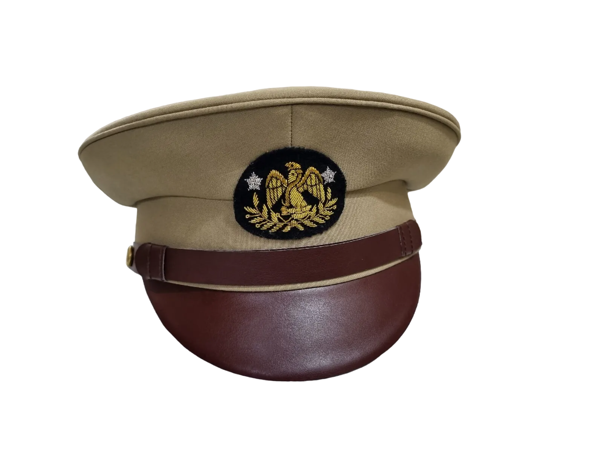 Mexican Army Military Officers Dress Visor Hat Cap All Size