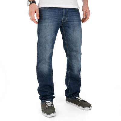 Sequence Easy Denim Pant mid blue washed - Straight Fit Cut Jeans Hose