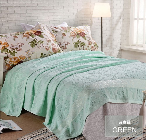 Towel Blanket Cotton Towel Summer Blanket Breathable Absorbent Towel Quilt Sheet - Picture 9 of 12
