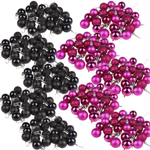 240Pcs Christmas Balls Shatterproof Xmas Tree Ornaments Hanging Balls Decor SALE
