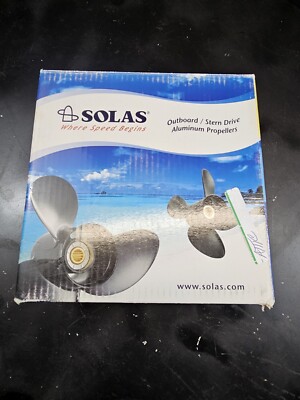 Solas Prop Amita 4 Johnson Evinrude Aluminum   #2113-100-05