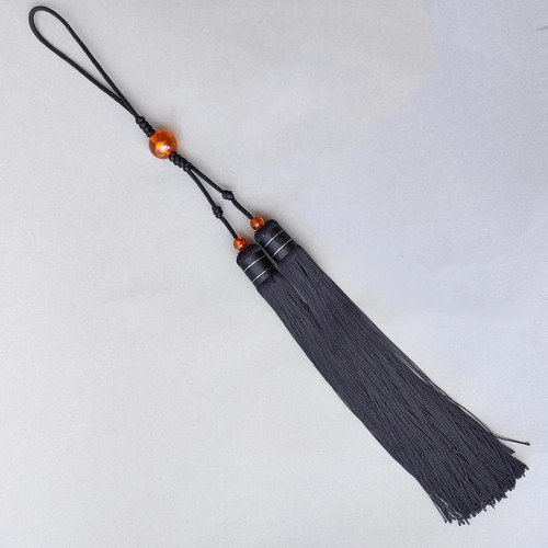 Real Silk Tai Chi Sword Accessories Black Sword Tassel Martial Arts Sword Tassel - Picture 3 of 29