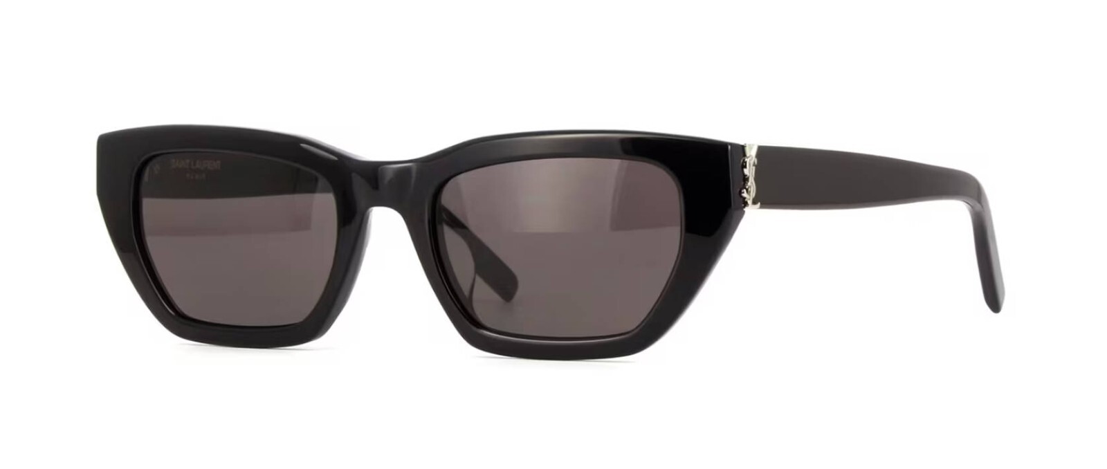 Occhiali da sole Saint Laurent SL M127 F nero grigio lucido (001)