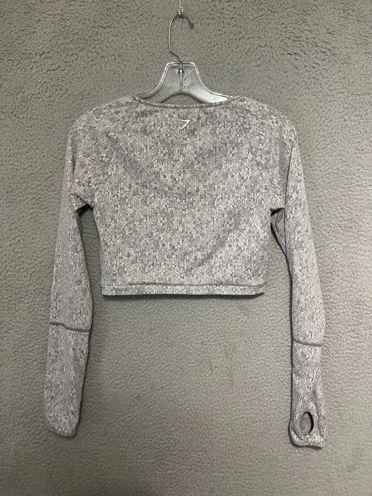 gymshark dry long sleeve crop shirt