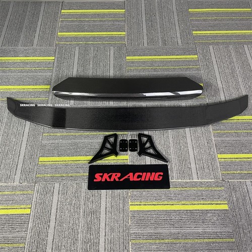 For Lamborghini Huracan LP580 LP610 Carbon Rear Spoiler Wing Dry Carbon Base Set - Imagen 2 de 20