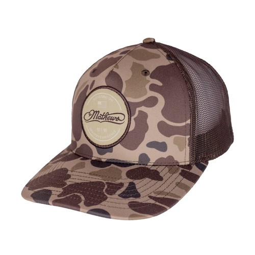 NEW@ Mathews "Lowlands" Camo Hat/Cap Richardson 112 Original Trucker