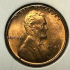 1946 D *** LINCOLN  CENT ***  Brilliant Uncirculated  RED