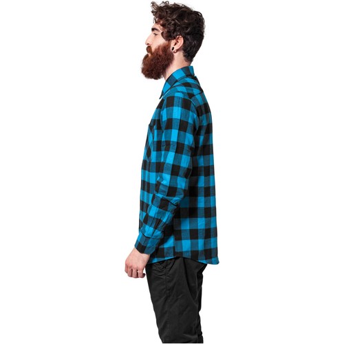 Urban Classics Flannel Checked Shirt Flannel Shirt Lumberjack Checked Men's -5XL - Picture 25 of 104