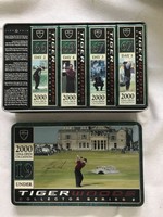 Tiger Woods 2000 Open Champion Collector Tin Nike Golf Balls Tiger Woods 2000 Open Champion Collector Tin Nike Golf Balls