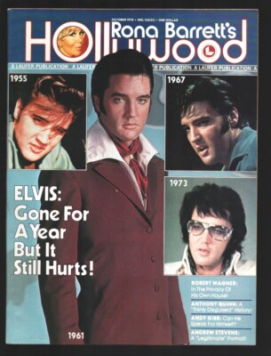 MAG: Rona Barrett's Hollywood 10/1978-Elvis Presley-Gone For A Year But It St...