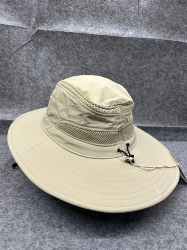 Stetson No Fly Zone Sun Bucket Hat Adult Extra Large Beige Poly Blend Bug Shield - Picture 6 of 15