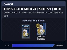 ⭐TOPPS BUNT DIGITAL| BLACK GOLD 24 | Blue Rare Set Award Ready⭐