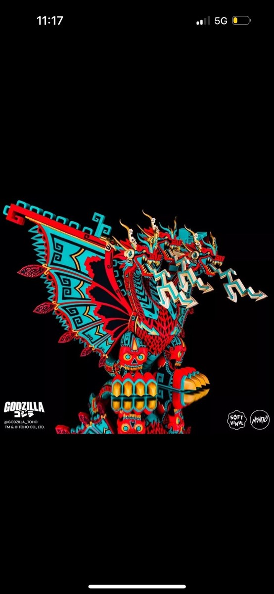 baku様　　　マダラ Mondo King Ghidorah Urban Aztec Vinyl Figure - Planet X Variant