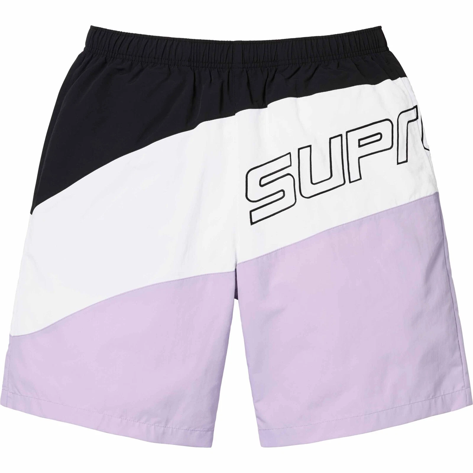 Short Supreme Curve Nylon   Violet clair   Taille XLarge   SS24 Neuf Authentique