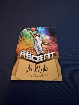 2017-18 Panini Ascension Malik Monk RC Autograph #ASC-MAL Rookie /299 Hornets