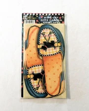 Mary Engelbreit Shoe Die-Cut Note Cards Envelopes Set of 8 Scottie Dog