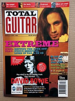 EXTREME TOTAL GUITAR #5 MAGAZINE APRIL 1995 - Nuno cover with more inside UK