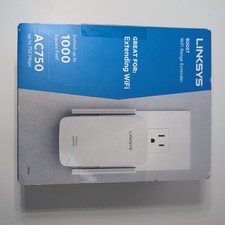 Linksys AC750 Boost Dual-Band Wi-Fi Range Extender RE6300 1000 sq.ft 