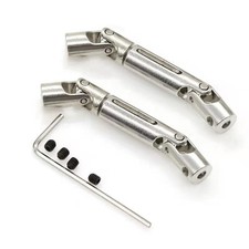 2pcs Universal Joint Drive Shaft for 1/16 WPL D12 Henglong Feiyu JJRC RC Truck