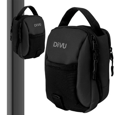 DiVU Magnetic Gym Bag (BLACK) for Men & Women | Small Crossbody Shoulder Bag 