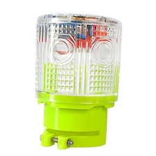 Solar Strobe Warning Light, Super Bright Solar Emergency Strobe Warning White