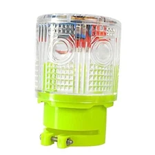 Solar Strobe Warning Light, Super Bright Solar Emergency Strobe Warning White