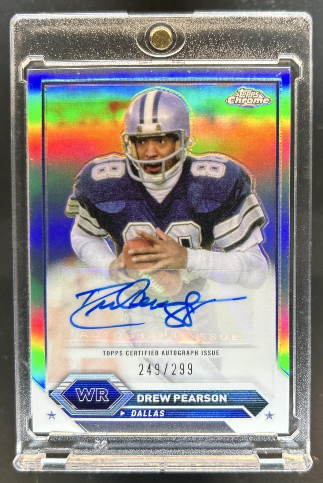 2023 Topps Composite Drew Pearson Chrome Auto Refractor #/299 Cowboys