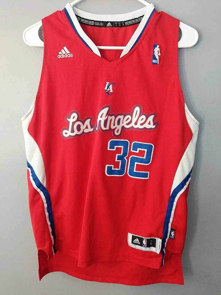 Adidas NBA #32 Blake Griffin Los Angeles Clippers Red Jersey Youth L - Image 2 of 4