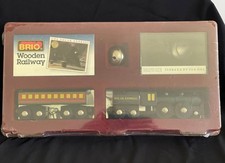BRIO The Polar Express 33426 Vintage Train 2 Cars Bell Audio Cassette Wooden