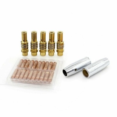 Reliable Mig Welding MB15 15AK Contact Tip Set 16PCs 0 6/0 8/0 9/1 0/1 2mm