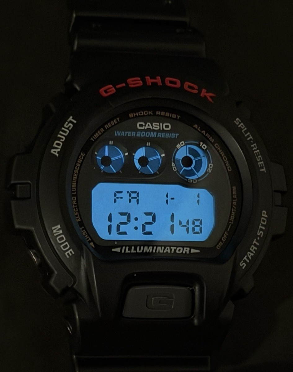 G-SHOCK 3230 DW-6900SC WR20BA デジタル腕時計 Vintage Casio Illuminator Digital Quartz Men's Watch 3230 Dw-6900
