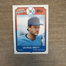 1989 Topps Cap'n Crunch George Brett Baseball Card #9 