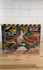 Vintage 1996 The Lost World Jurassic Park Battling Raptors Velociraptor
