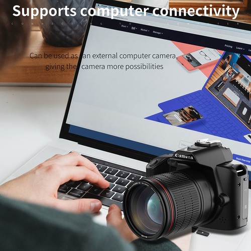 Cámara digital 4K doble visión nocturna 64 MP HD WIFI sin tarjeta de memoria - Imagen 12 de 13