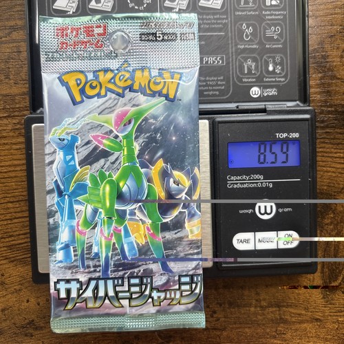 Heavy 8.59g Pokemon Sealed Cyber Judge Sv5m Japanese Booster Pack US Seller New