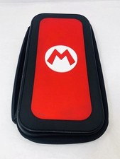 Nintendo Switch Carrying Protection Case Red And Black Super Mario M Logo