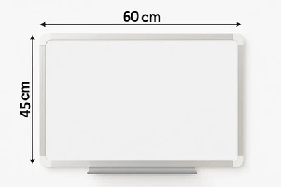 OFFICE POINT Magnettafel 60x45 cm Whiteboard Wandtafel Magnetwand lackiert Pinnwand Memoboard