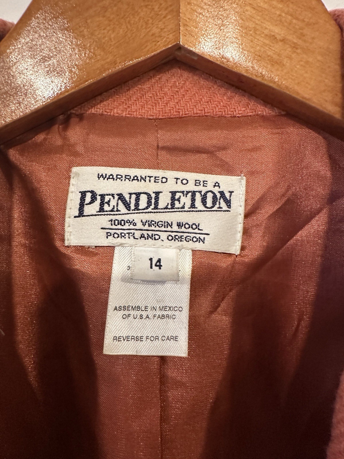 Modern Pendleton Blazer Lined Wool Jacket Womens … - image 2