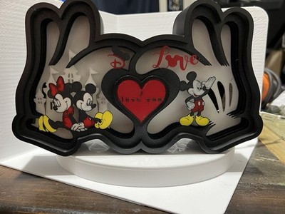 Minnie and Mickey Love Multi Color LEDs with Remote Night Light