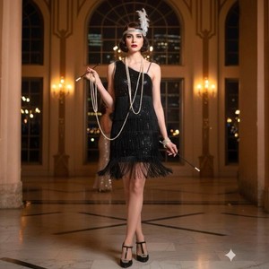 slim fit dress slacks Gatsby Glamorous Gown– Teuta Matoshi