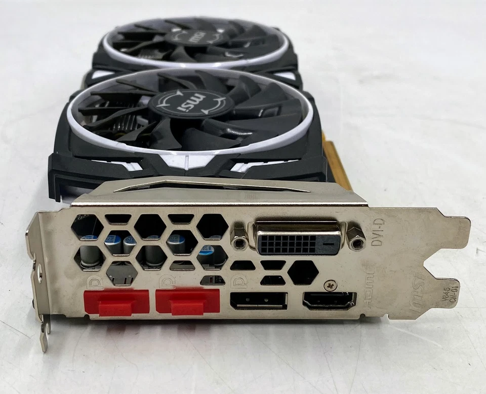 MSI AMD Radeon RX 570 Armor 4GB PCIe Graphics Card - Image 3 of 4